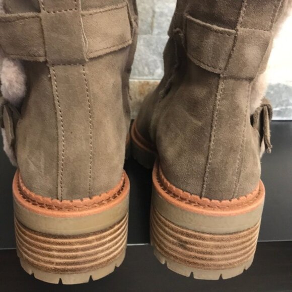 Sam Edelman Jailyn Faux Fur-Lined Suede Boots - Picture 6 of 12